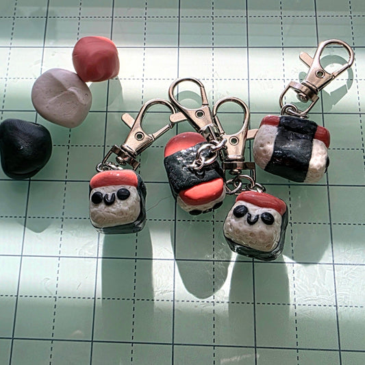 Handmade Spam Musubi Keychain